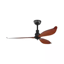 PLAFONSKI VENTILATOR crna  braon-crvena