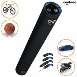 COOLADO tPump P, prenosna večnamenska brezžična tlačilka za Kolo/Avto/Motor//Žoga/Igrače, vgrajena baterija + LED lučka