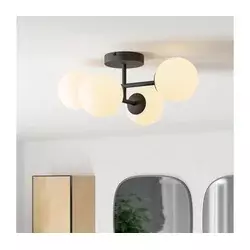 Eglo 902094 - LED plafonska svetiljka za kupatilo CASTROVIDO 4xG9/4,2W/230V IP44 crna