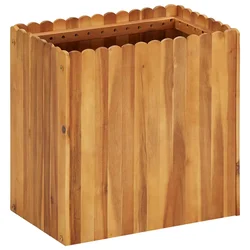 Vrtna posuda za sadnju od masivnog bagremovog drva 50x30x50 cm