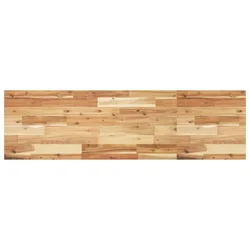 Stolna ploča 120x40x2 cm pravokutna od masivnog drva bagrema