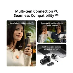 DJI Mic Mini 2 (2 oddajnika + 1 mobilni sprejemnik + polnilna torbica)