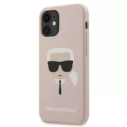 KARL LAGERFELD silikonski ovitek za iPhone 12 mini 5,4 Silicone Karl`s Head (KLHCP12SSLKHLP)