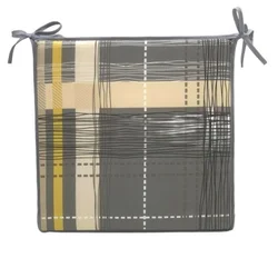 Jastuk za stolicu 38x38x3cm sivi