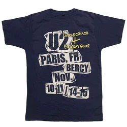 U2 I+E Paris Event 2015 (Ex-Tour) Light Navy Blue L Majica