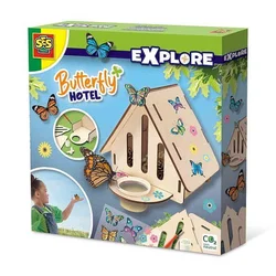 SES Creative Hotel za leptire drveni set za sklapanje 25204
