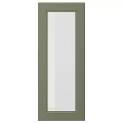AXSTAD Staklena vrata, sivozelena, 40x100 cm