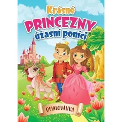 Lepe princese, neverjetni poniji - pobarvanka