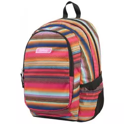 TARGET 3 ZIP - Ranac za školu LARGE ALLOVER 21433