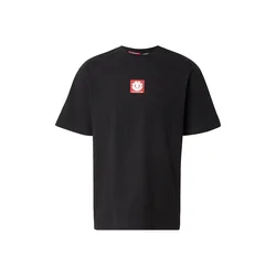 ELEMENT Majica svetlo rdeča/črna/bela