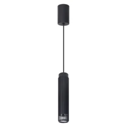 Viseći luster na sajli VERTICAL 1xGU10/8W/230V crna