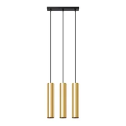 Sollux SL.1201 - Luster na sajli LAGOS 3xGU10/10W/230V zlatna