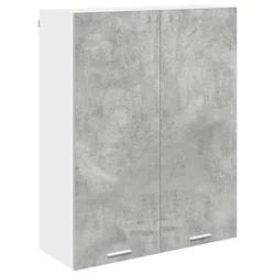 Vidaxl Viseča omarica Betonsko siva 80 x 31 x 100 cm Konstruiran les