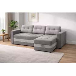 Grand Sistem 001 Ugaona garnitura Atlanta, 240x160cm, Siva