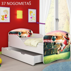 Drveni dječji krevet 160×80 s dodatnom ladicom na izvlačenje - 37
