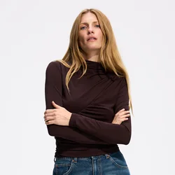 Reserved - Bluza sa dekorativnim naborima