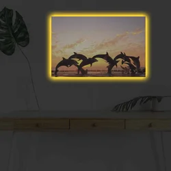 Zidna slika sa LED osvetljenjem 4570DHDACT-049, 45x70 cm