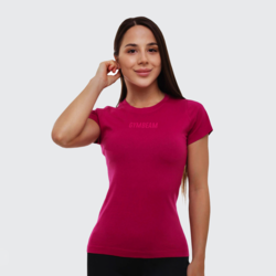 GymBeam Ženska majica kratkih rukava FIT Burgundy