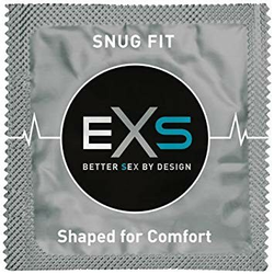 EXS Snug Fit - lateks prezervativi sa silikonskim lubrikantom, manjeg obujma