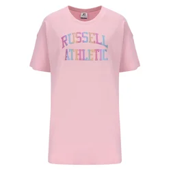 Russell Athletic CHEY S/S CREWNECK TEE DRESS, odjeća, roza A41051
