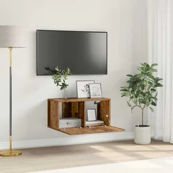 Set TV komoda Zidne Smeđa 60 x 30 x 30 cm Konstruirano drvo