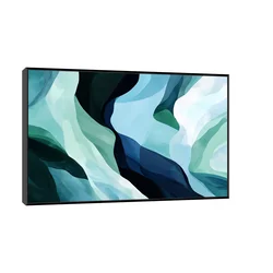 Canvas Slika na platnu Fragmenti, 50x30cm, Sa ramom, Crni