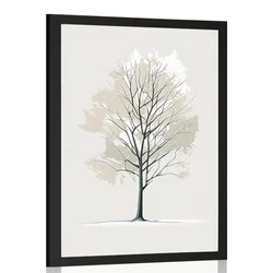 Plakat minimalistično drevo - 30x45 no frame