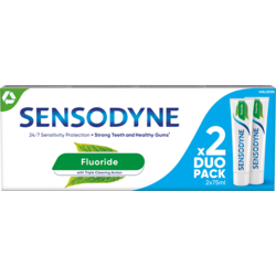 Sensodyne Pasta Duo Pack Fluoride, 2X75 ml