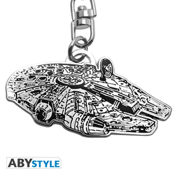 Privezak Star Wars Metal Keychain - Millennium Falcon