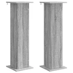 Stalak za biljke 2 pcs Siva sonoma 30,5 x 30 x 100,5 cm