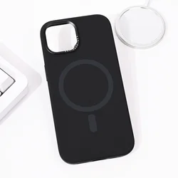 Maska za mobilni telefon iPhone 14, Magsafe, Crna