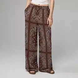 Wide leg pantalone