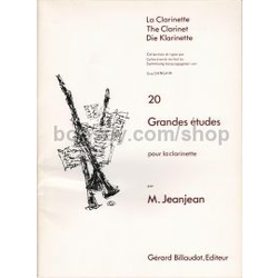 JEANJEAN: 20 GRANDES ETUDES NOTE