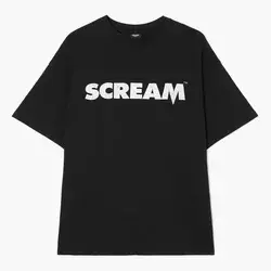 Cropp - Crna majica s printom Scream - CRNO