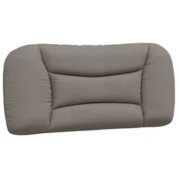 Vidaxl Blazina za vzglavje Hvar taupe 90 cm blago
