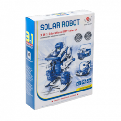 BEST LUCK set solarni robot 3 u1 SOLAR ROBOT - BE504010 9+ godina, Plastika, metal, karton, papir