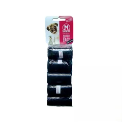 MOKSI Crne neprovidne higijenske kesice Super Bags Black Edition, 10x20 komada