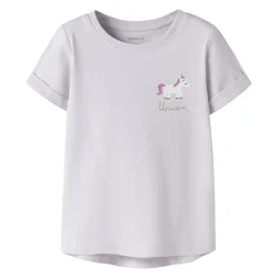 Name It majica KR 13228145 NMFVIX SS TOP D vijolična 116