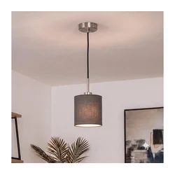 Brilagi - LED luster na sajli NUBILA 1xE27/60W/230V O 14 cm crna/antracit