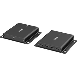 Unitek Podaljšek USB-C na 4x USB-A + Ethernet, do 150m