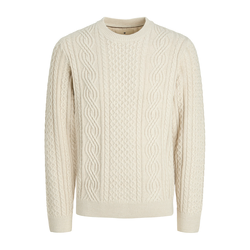 JACK & JONES Pulover JPRBLUSEAN svetlo siva