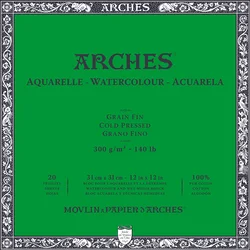 Arches Watercolour Cold Pressed Skicirka 31 x 31 cm 300 g