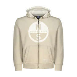 NORTH SAILS CHILDRENS BEIGE ZIP-UP SWEATSHIRT