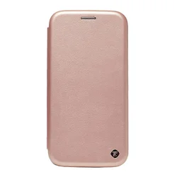 Maska na preklop Teracell Flip Premium za iPhone 14 Pro Max, Roze-zlatna