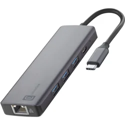 Celularni Hub Pro USB Type-C na USB 2x Type-A, USB Type-C, HDMI, LAN, SD