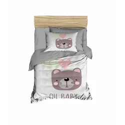 LEssentiel Maison Posteljina za bebe PH1105, 100x150cm, Siva