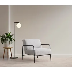 Atelier del Sofa Fotelja Eti 90x75x70cm Siva