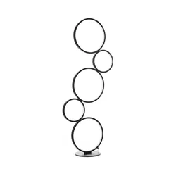 ONLI - LED stojeća lampa RINGS LED/58W/230V 4000K crna