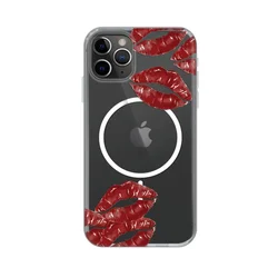 Maska za iPhone 11 Pro 5.8 Kisses Print Magsafe, Šarena