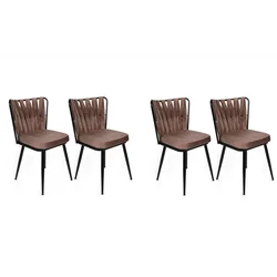 Hanah Home Kusakli 233 V4 Stolice, Braon